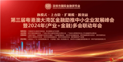 <b>“第三届粤港澳大湾区金融助推中小企业发展峰会”圆满落幕</b>