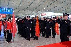 春韵之声｜深圳北站派出所举行春运动员誓师仪式