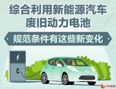 新能源汽车废旧动力电池综合利用新规范条件发布