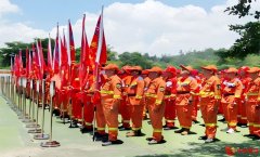 珠海举办镇街森林消防业务技能大比武 24支队伍同台竞技